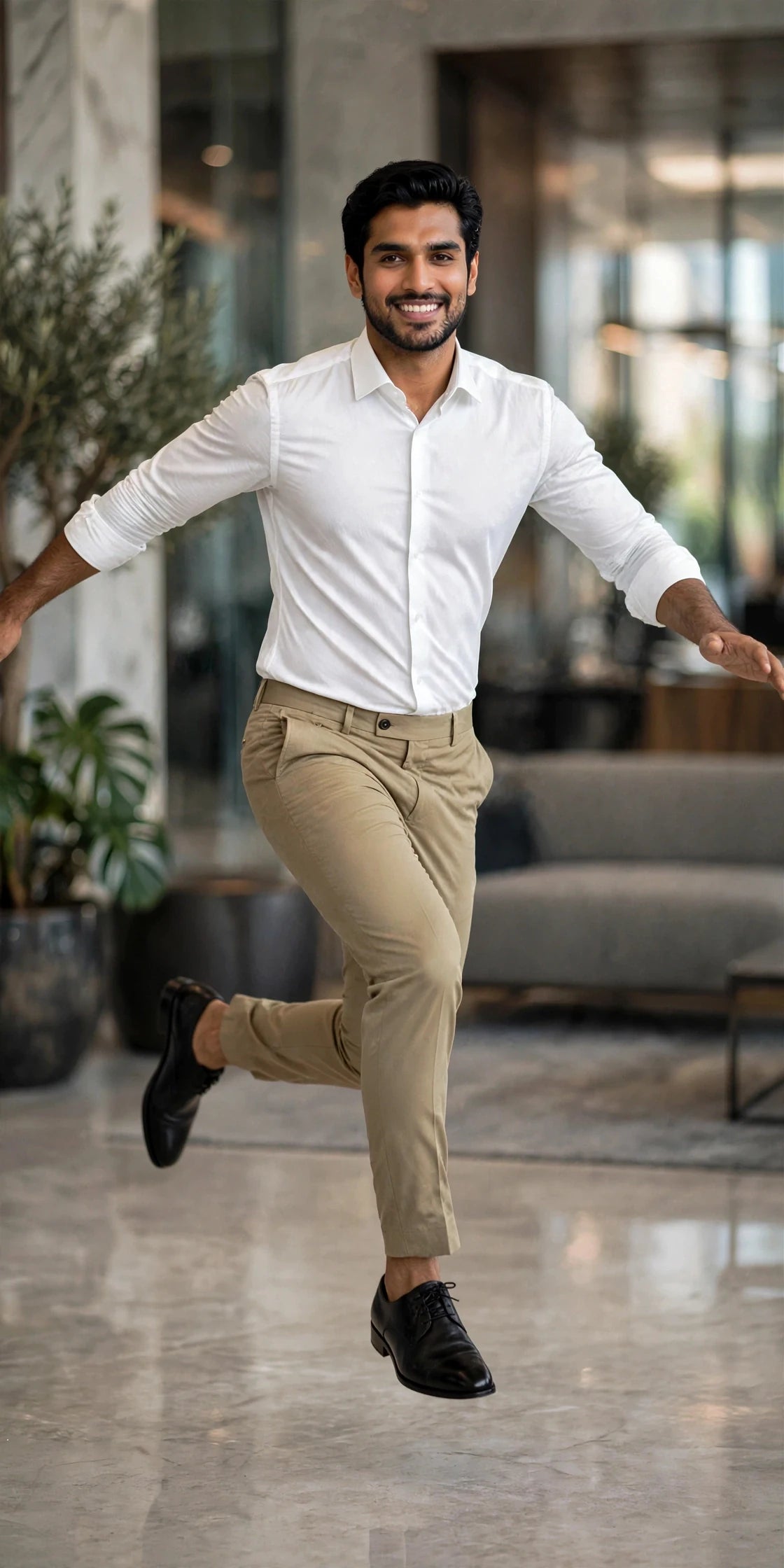 FlexiFit Urban Comfort Beige Pants