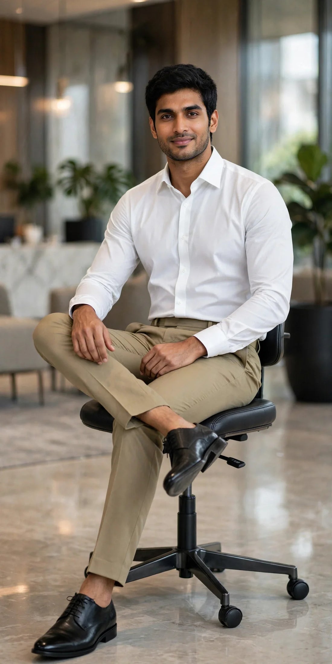 FlexiFit Urban Comfort Beige Pants