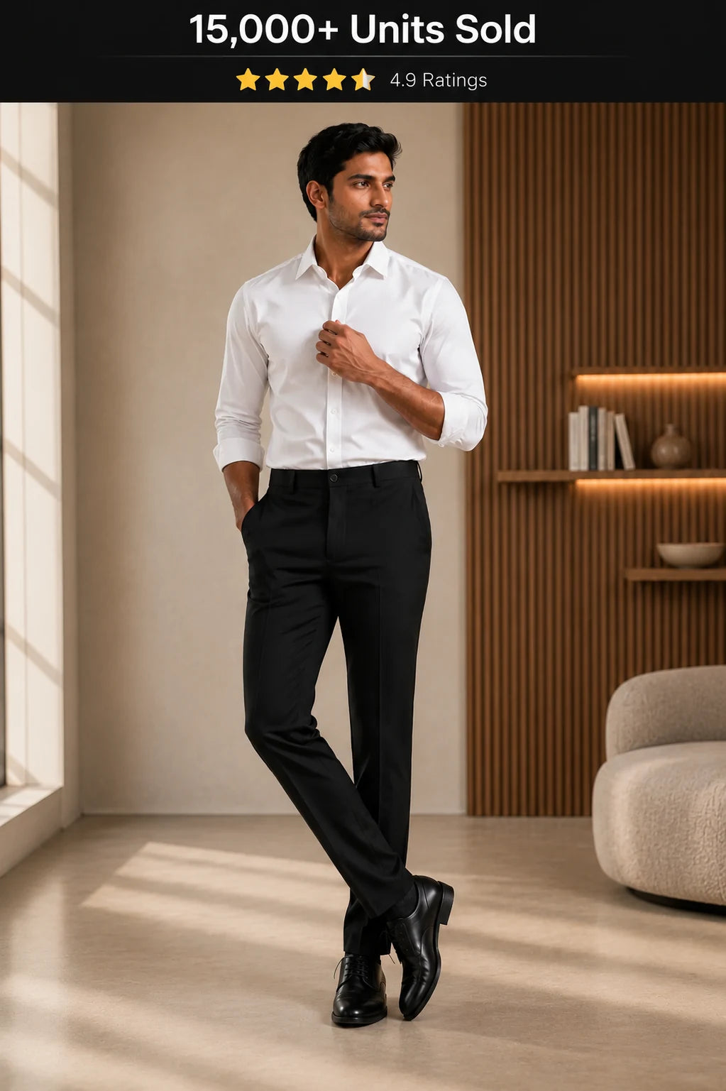 FlexiFit Classic Black Pants