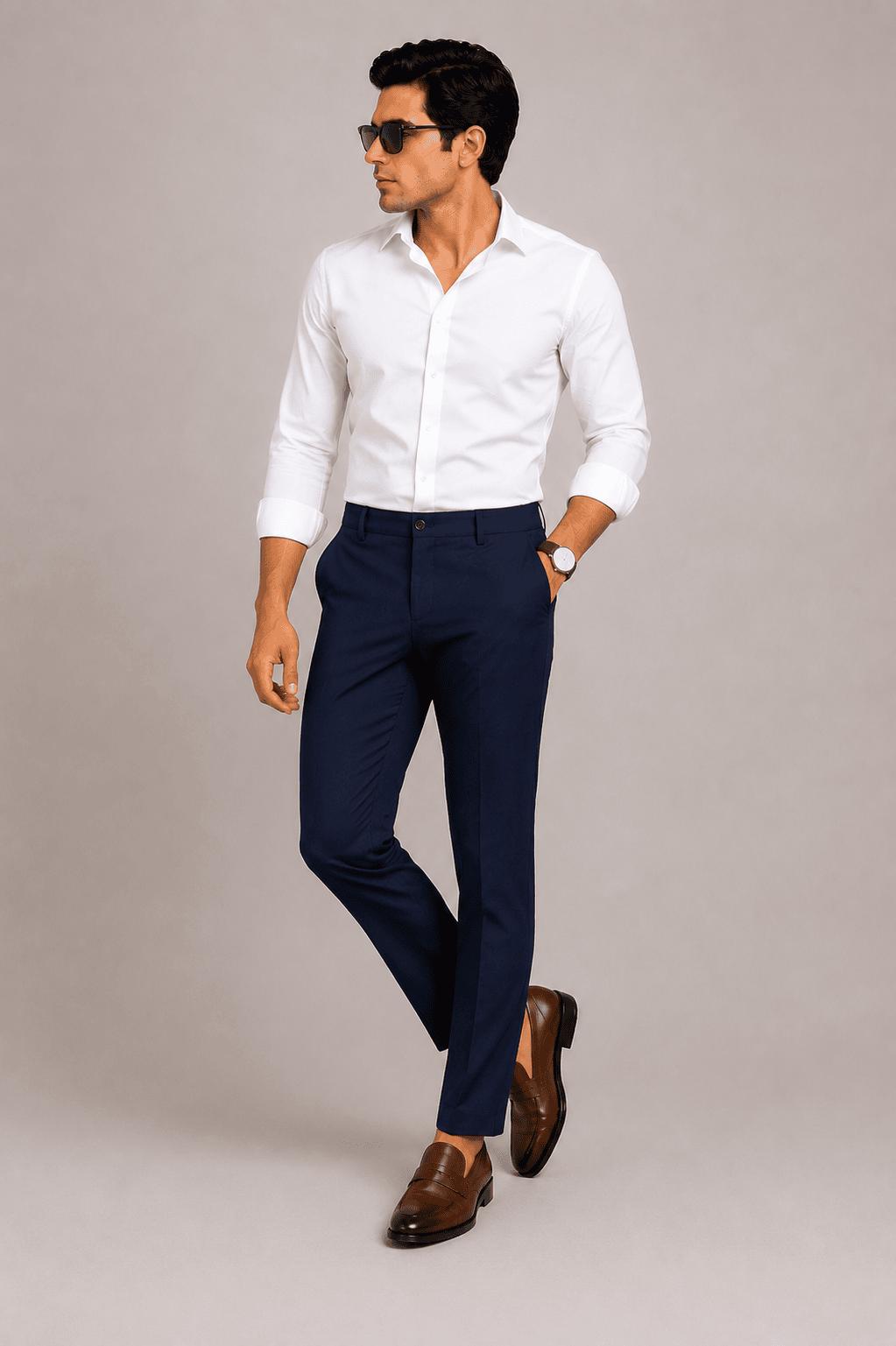 Ultra Stretch Power Move Navy Blue Pants