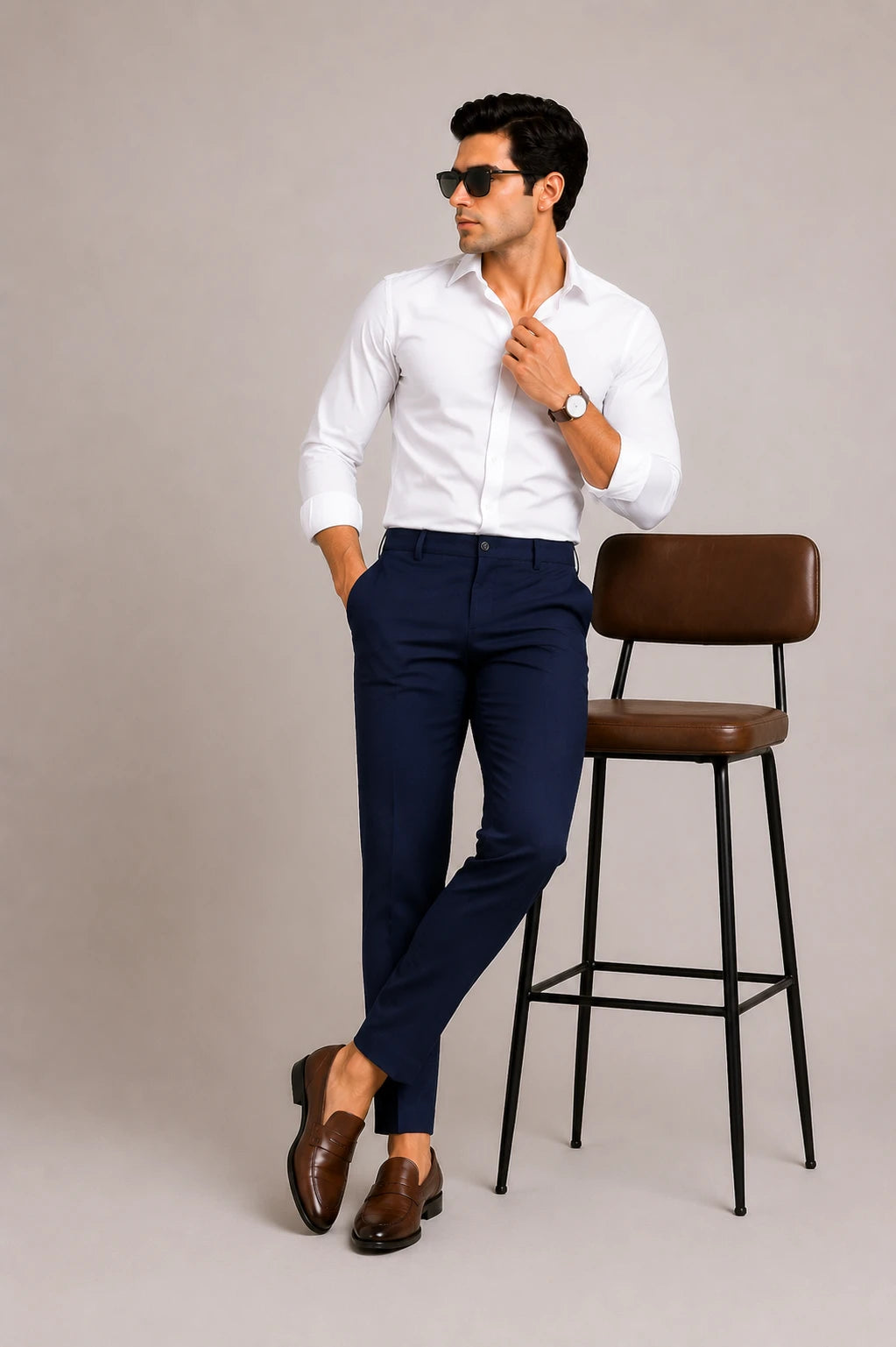 Ultra Stretch Power Move Navy Blue Pants