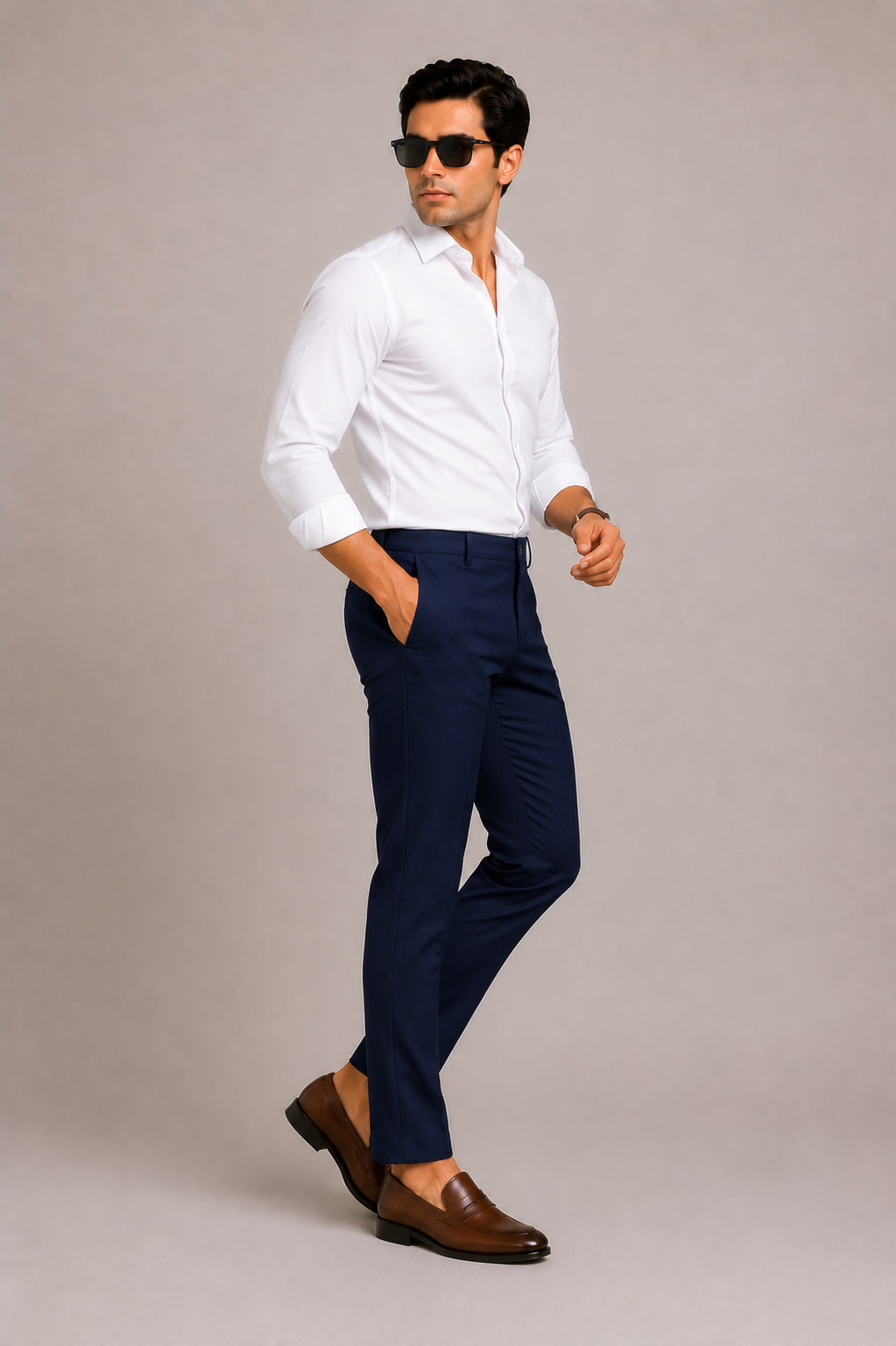 FlexiFit Power Move Navy Blue Pants
